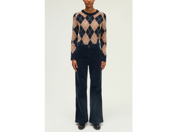 Pantalon flare en velours côtelé - CLORIA