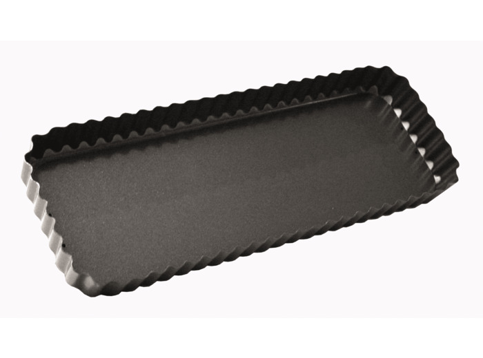 MOULE à tarte rectangulaire avec fond amovible 35,5x13x3cm