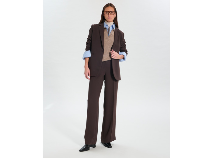 Veste Victorina Chocolat en Polyester