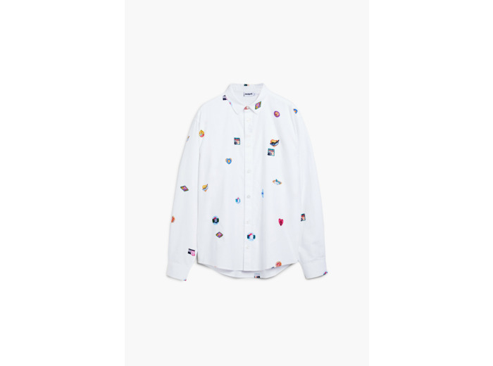 Chemise À Manches Longues En Tissu – Homme