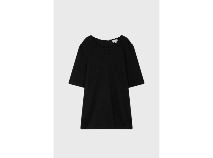 T-shirt col rond en lin - MILENNY