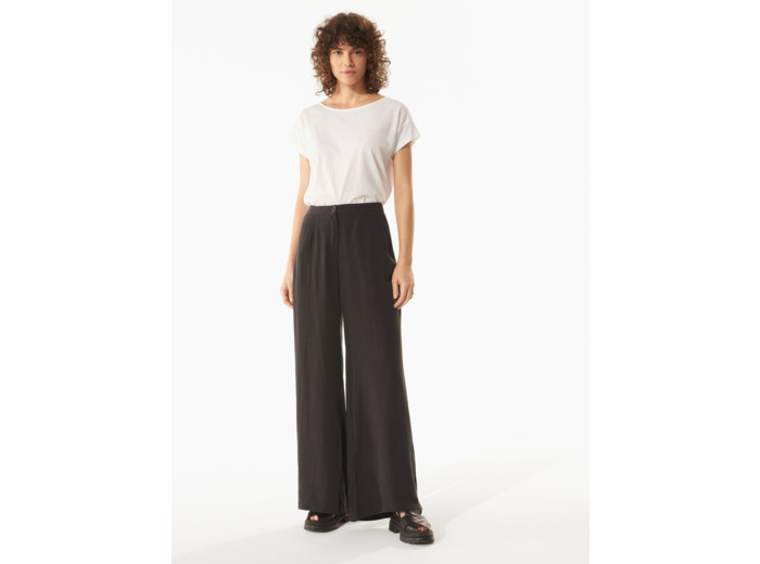 Pantalon large noir