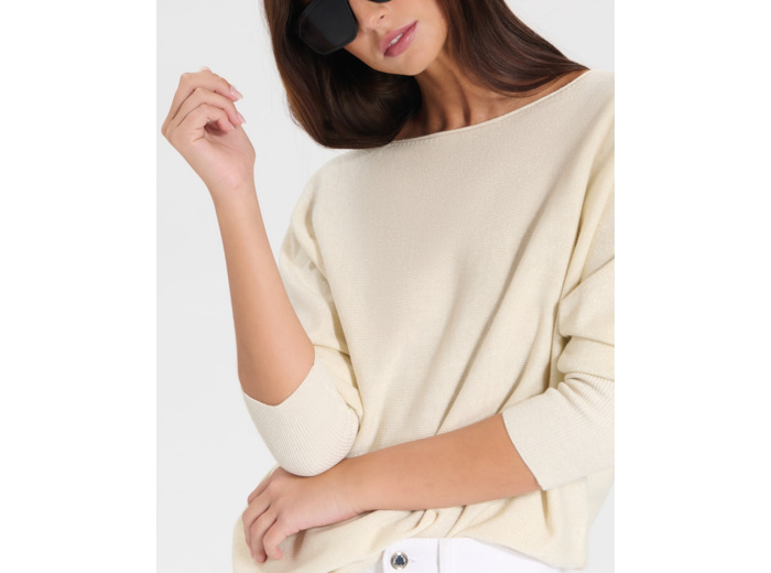 Pull Penseeboat Or en Polyamide