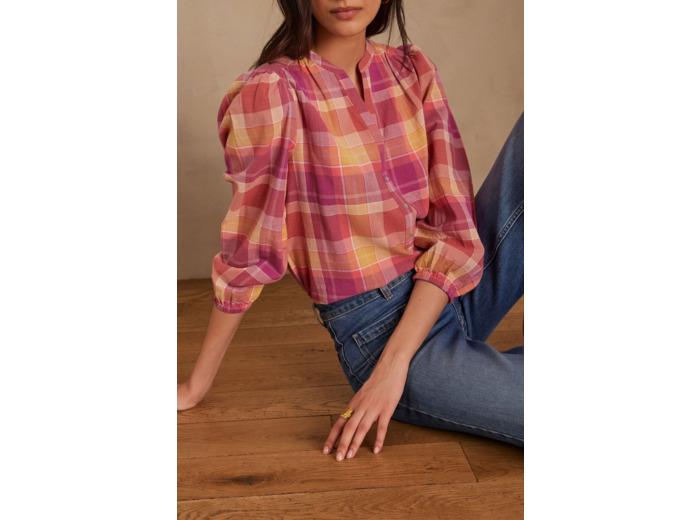 Blouse PRUDENCE à carreaux