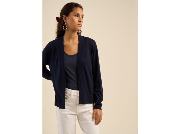 Gilet ample à coupe droite