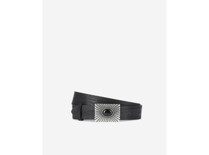 Ceinture En Cuir Noir black
