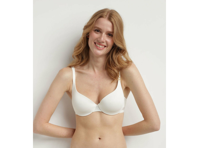 Soutien-gorge corbeille ampliforme nacre InvisiFree de Dim