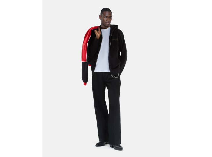 Sweat avec print black washed