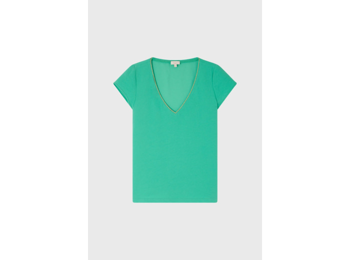 Top col V lurex - ANAELE