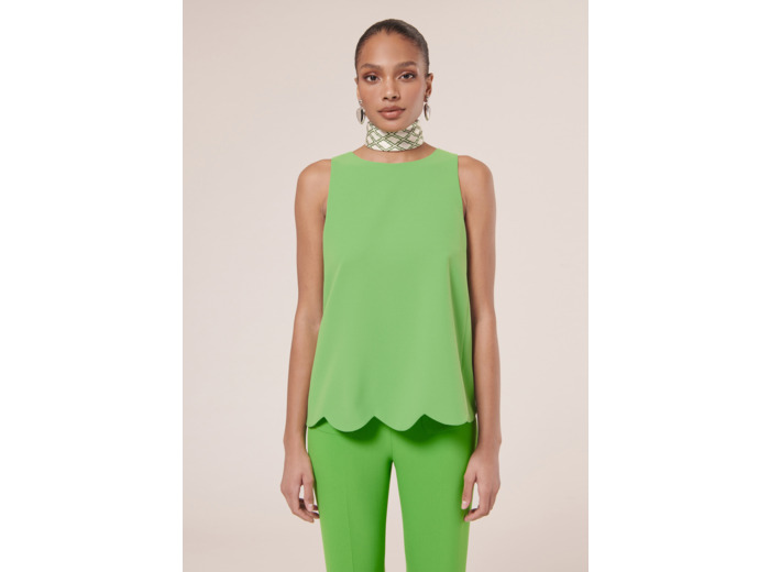 Top Tabo Vert en Polyester