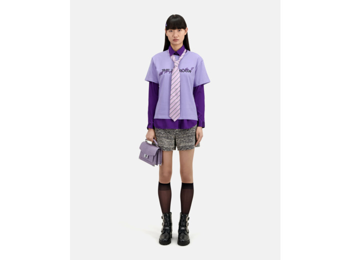 T-Shirt Manches Courtes What Is ? light purple