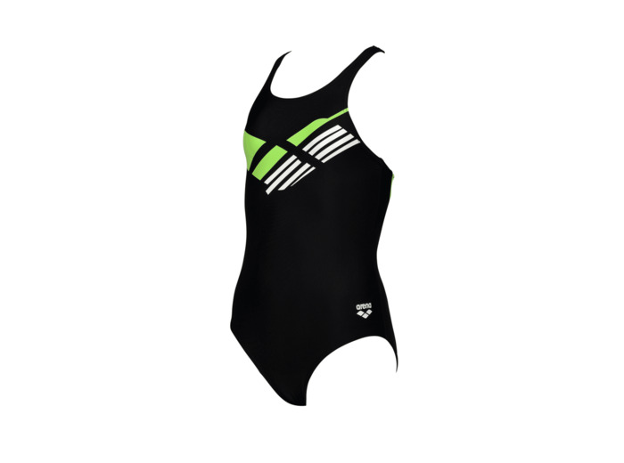 Maillot de bain de sport arena Logo V Back pour filles