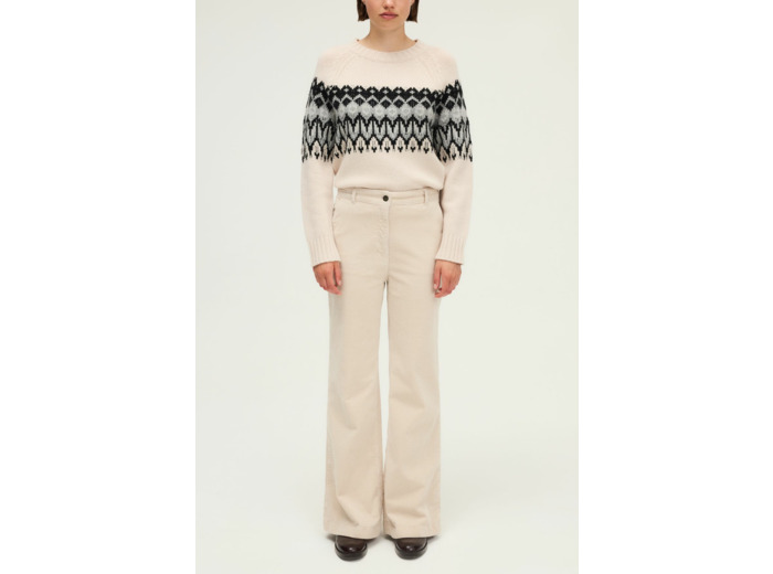 Pantalon flare en velours côtelé - CLORIA