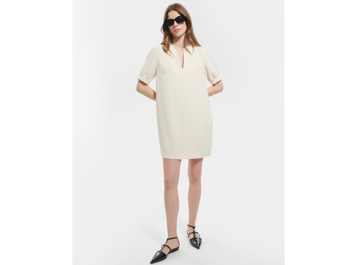 Robe Rhealane Ecru en Polyester