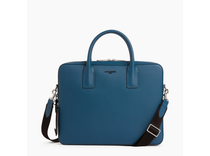 Porte document slim 14" Emile en cuir signature T