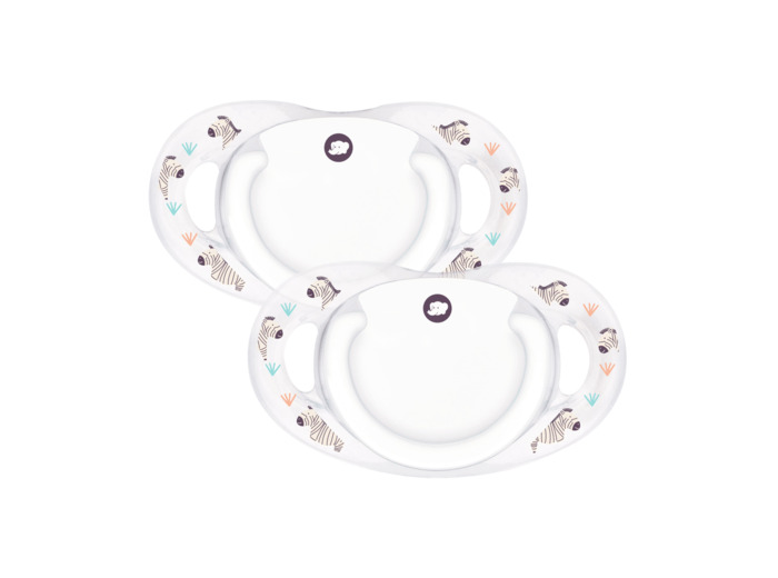 Sucettes Dental Safe, 0-6 mois, Silicone Savannah