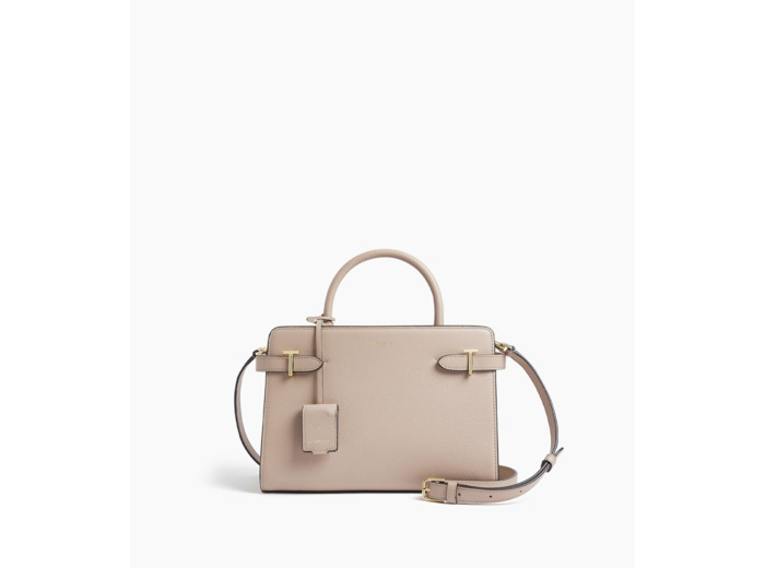 Sac à main moyen modèle Emilie en cuir grainé