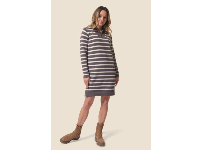 Robe pull femme à rayures Jessy