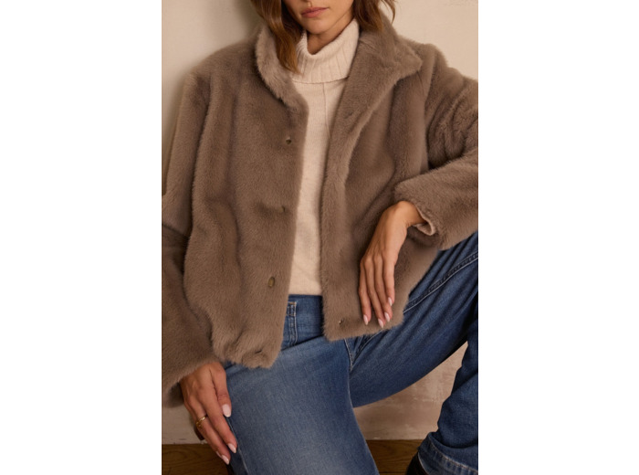 Manteau duveteux DELICE