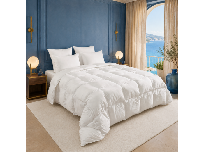 Couette Naturelle 80% duvet d'oie - Chaude