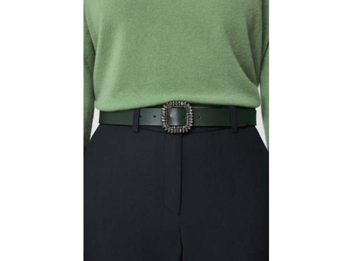 Ceinture Gigi Cactus en Cuir De Vachette