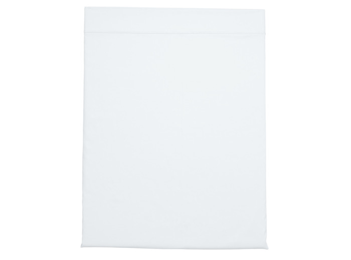 Drap plat Partition Satin de coton Coloris Blanc