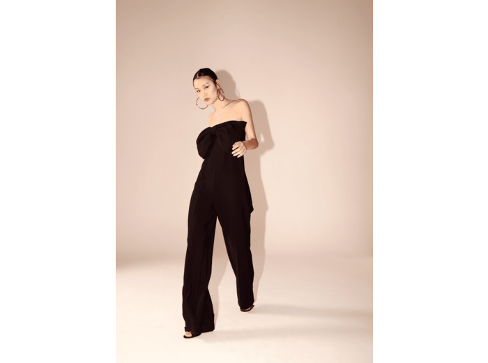 Combinaison Cœur Noir en Polyester
