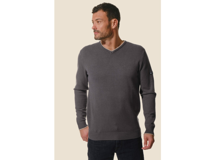 Pull homme col V Nolan
