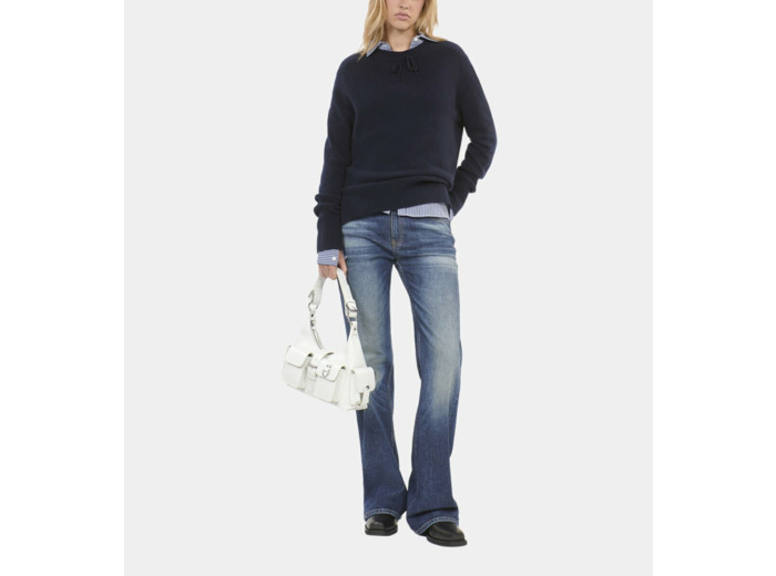 Pull En Cachemire Bleu Marine navy