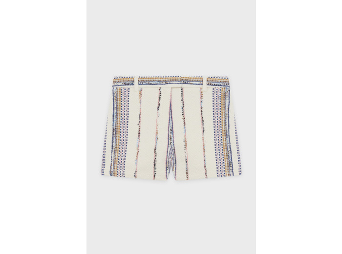 Mini short en tweed à lurex - LETICIA