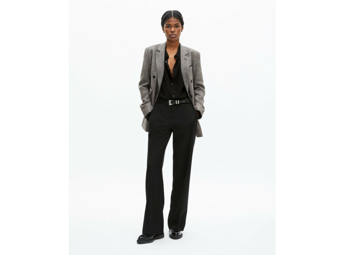 Veste de costume double croisure grey