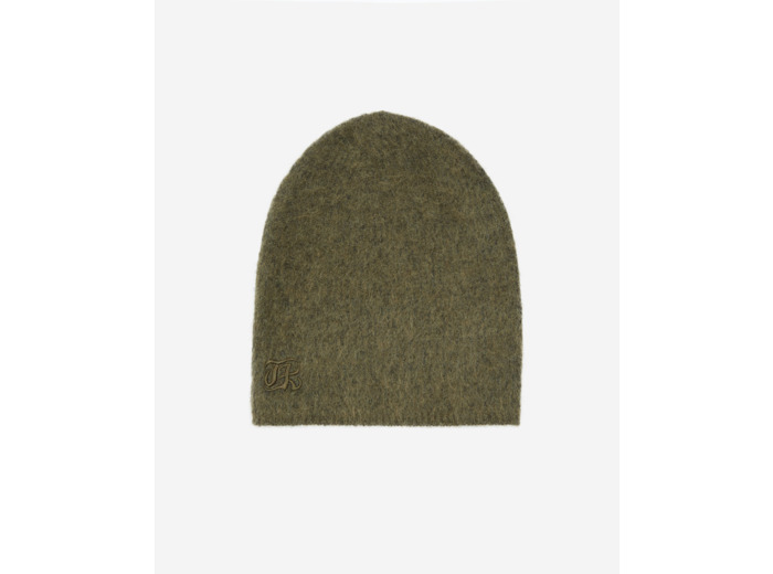 Bonnet En Mohair Kaki olive night
