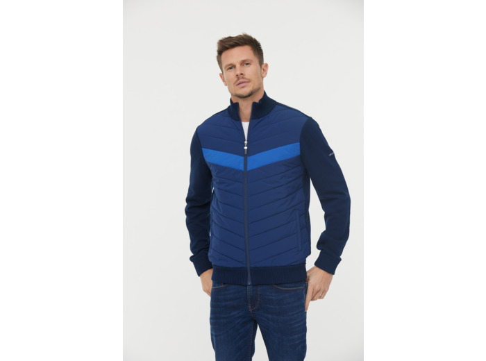 Gilet devant matelassé graphique