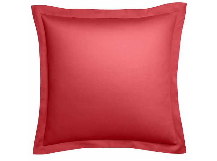 Taie d'oreiller Harmonie Satin de coton coloris Pastèque