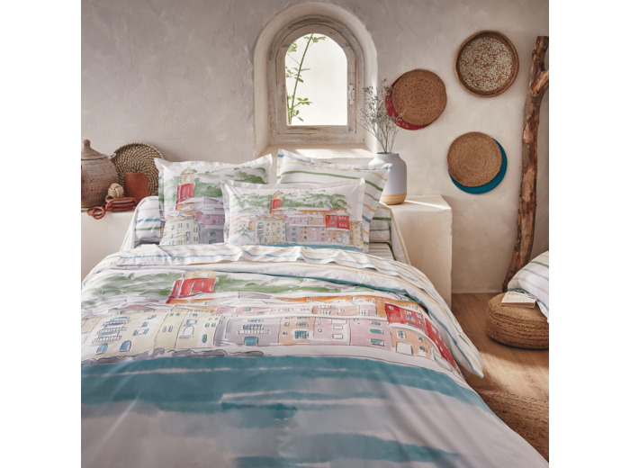 Housse de couette Paysage Varois | Percale | Tradition des Vosges