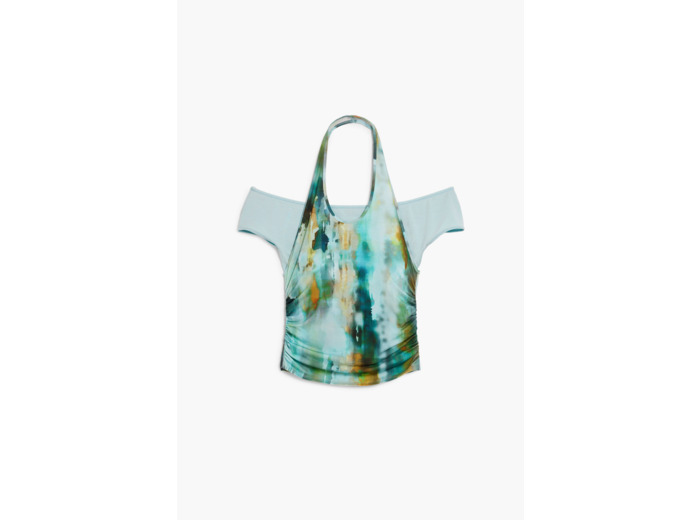 T-Shirt À Manches Courtes En Maille – Femme