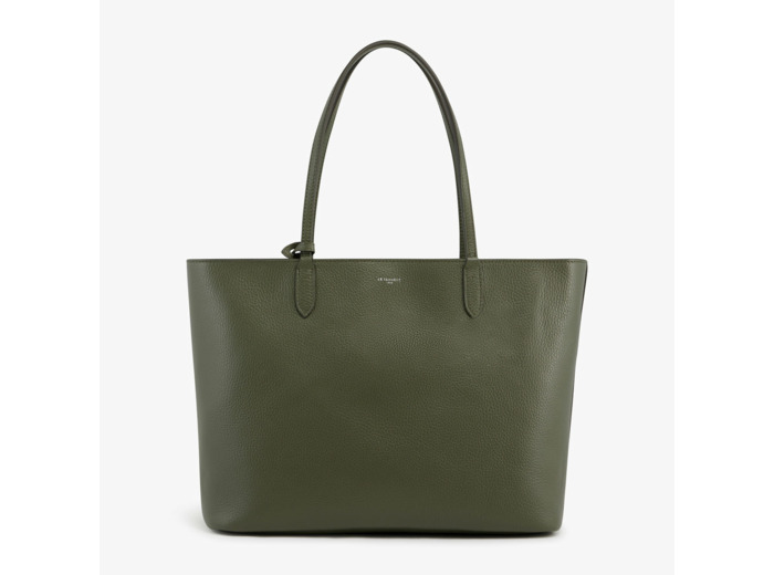 Grand sac cabas Louise en cuir grainé