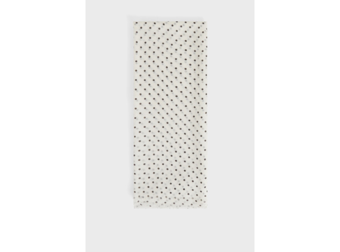 Echarpe à pois en laine et modal - DANAE