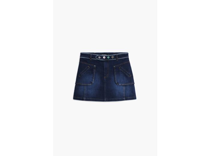 Jupe Courte En Denim – Femme