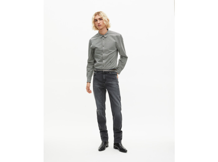 Chemise à carreaux blanche et noire black white