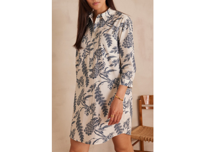 Robe chemise LISEA en coton