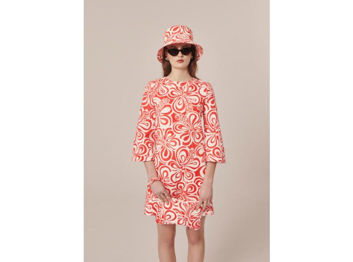Robe Rivanna Corail en Coton