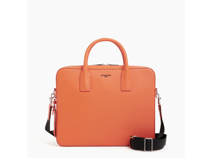 Porte document slim 14 Emile en cuir monogramme