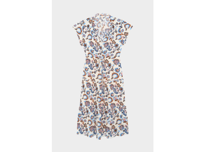 Robe longue cintrée imprimée - PHILAE