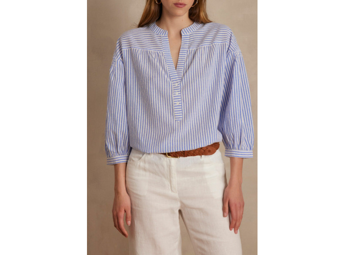 Blouse à rayures PRAGUE en coton