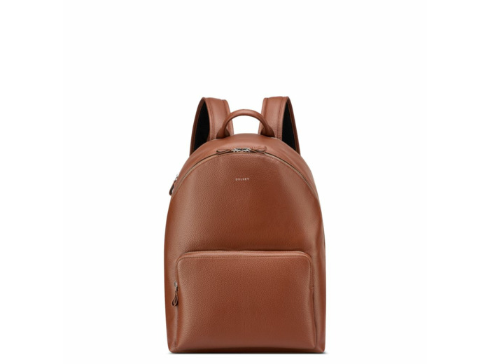Le cuir graine 2-cpt backpack