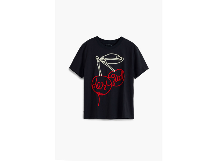 T-Shirt À Manches Courtes En Maille – Femme