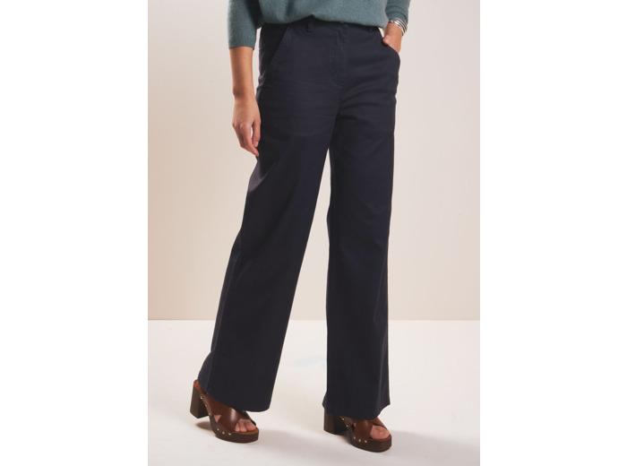 Pantalon droit taille haute