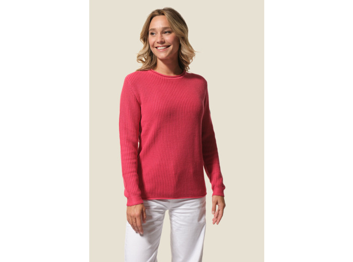 Pull femme côte perlée Pipa
