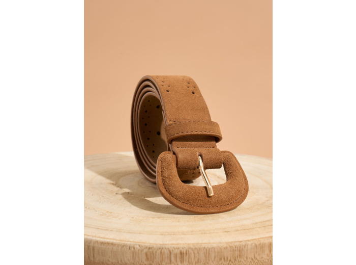Ceinture avec détails perforés